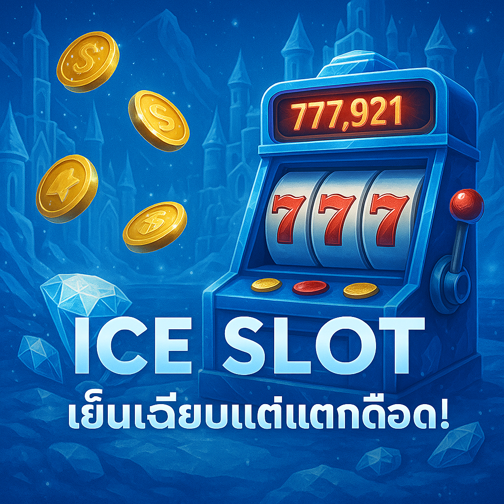ICESLOT ประสบการณ์ใหม่ของการเดิมพัน ที่คุณไม่ควรพลาด!