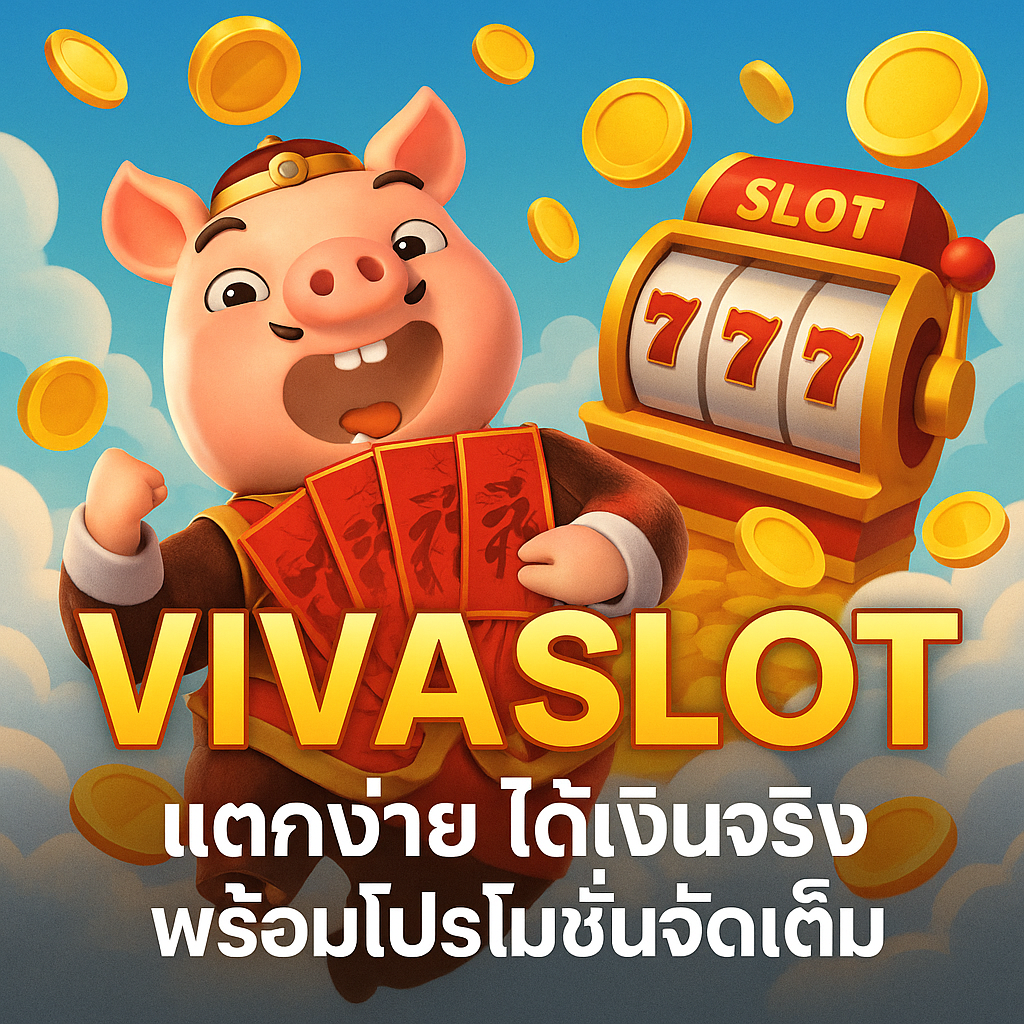 VIVASLOT เว็บสล็อตมาแรง แตกง่าย ได้เงินจริง พร้อมโปรโมชั่นจัดเต็ม