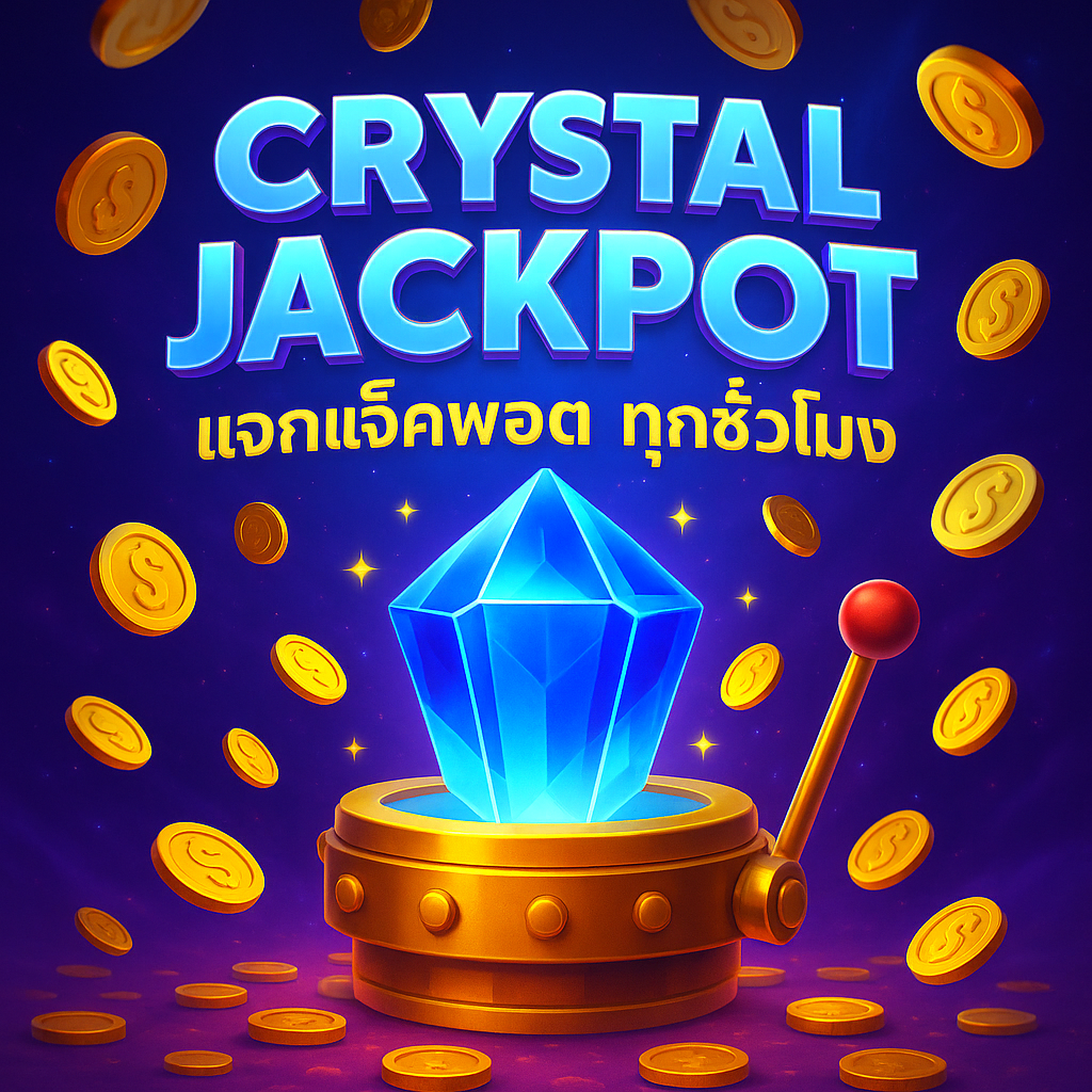 CrystalJackpot แจกแจ็คพอตทุกชั่วโมง