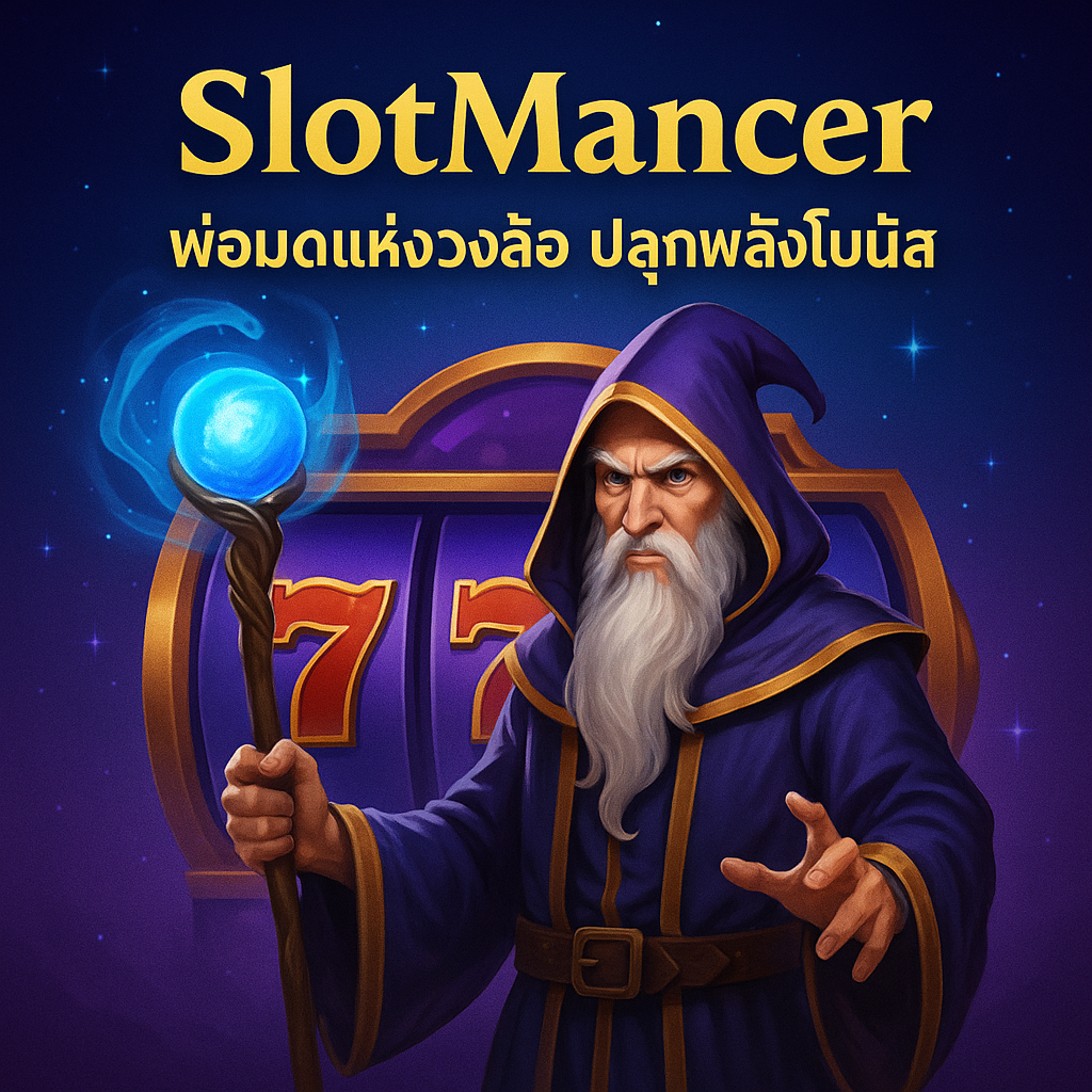 MancerSlot พ่อมดแห่งวงล้อ ปลุกพลังโบนัส