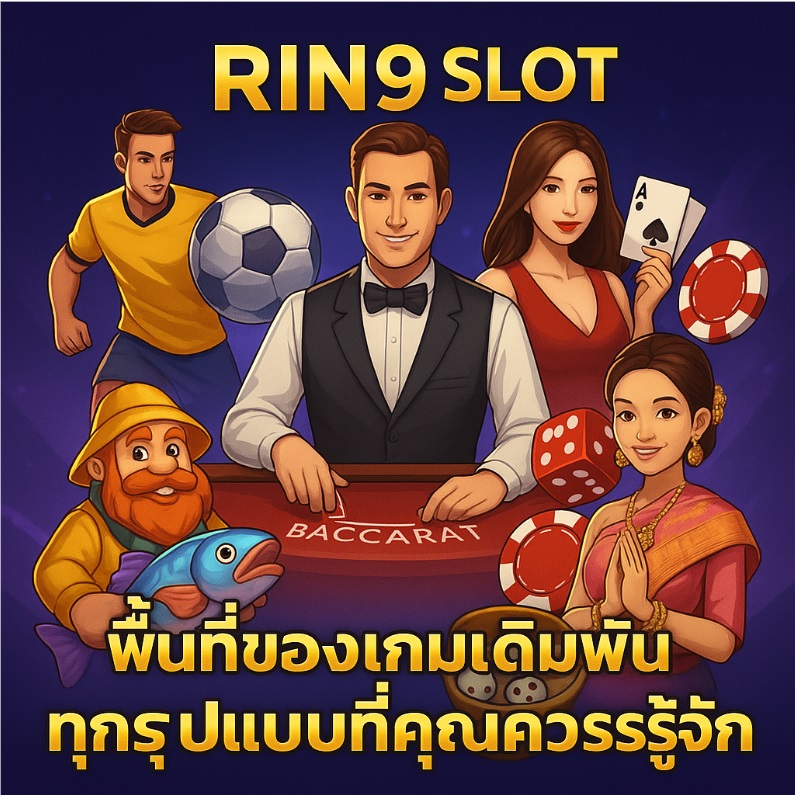 RIN9SLOT ศูนย์รวมความมันส์ แห่งโลกพนันออนไลน์