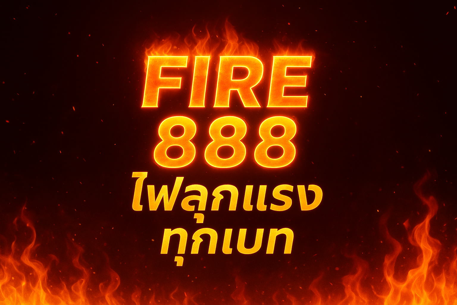 Fire888 ไฟลุกแรงทุกเบท สะใจกว่าใคร