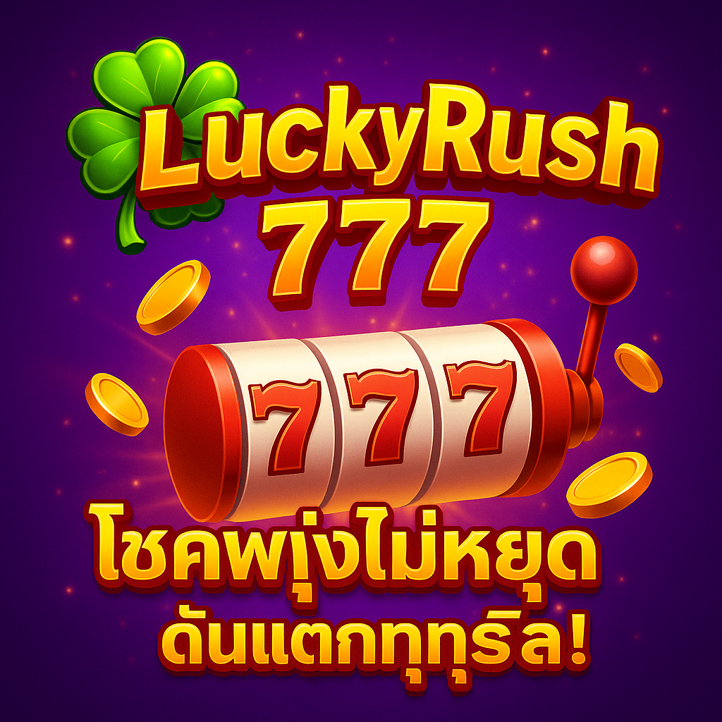 LuckyRush 777 โชคพุ่งไม่หยุด ดันแตกทุกรีล!