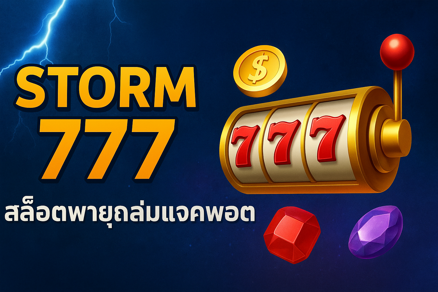 Storm777 เว็บสล็อตแจ็กพอต แตกหนักทุกเบท